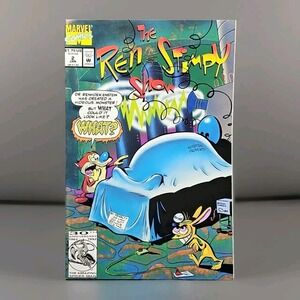 Ren & Stimpy Show Marvel Comics 2 Vintage 1993 Variant HTF Rare‎ NM Issue